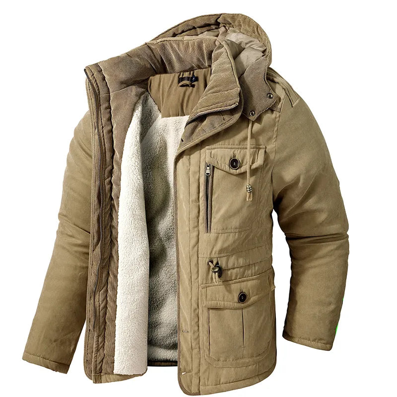 Lars Herenwinterjas – Warm, Comfortabel & Stoer met Bontvoering