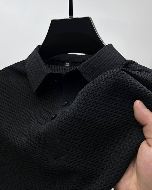 Heren Polo Olivier – Luxe Ademende Polo met Modern Formeel Design