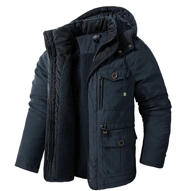 Lars Herenwinterjas – Warm, Comfortabel & Stoer met Bontvoering