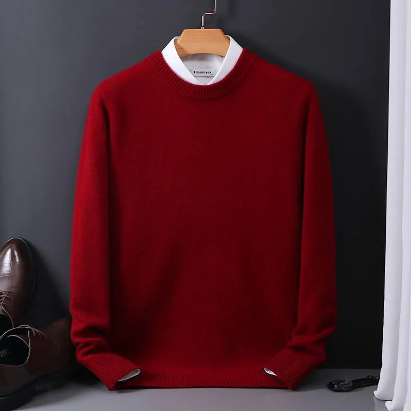 Daan Cashmere Pullover – Luxe, Licht & Tijdloos voor Elke Gelegenheid