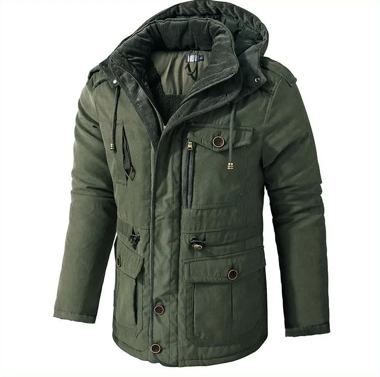 Lars Herenwinterjas – Warm, Comfortabel & Stoer met Bontvoering