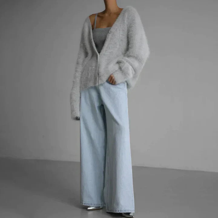 Dames Wolcardigan – Tijdloos, Zacht & Pure Elegantie
