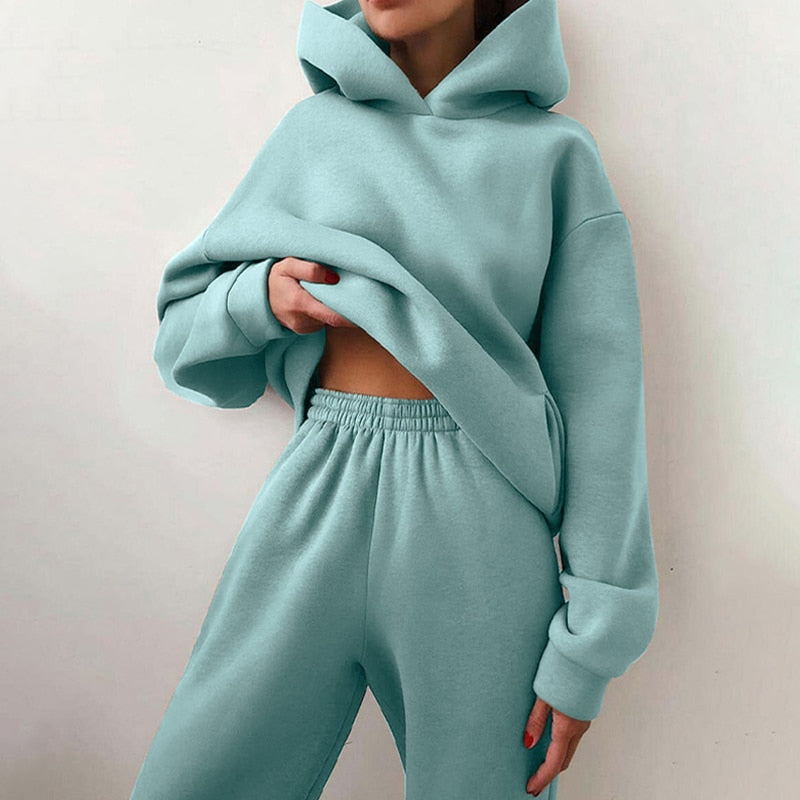 Luna Loungewear Set – Zacht, Warm & Comfortabel voor Thuis en Buiten