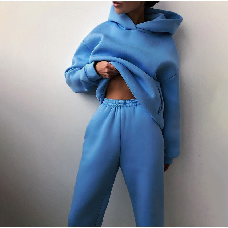 Luna Loungewear Set – Zacht, Warm & Comfortabel voor Thuis en Buiten