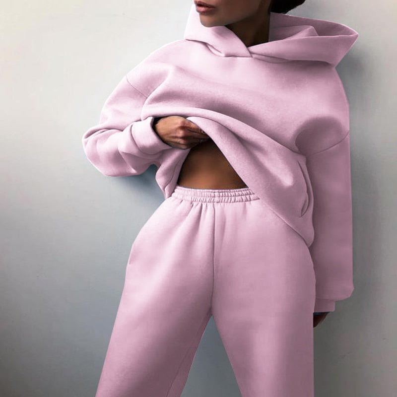 Luna Loungewear Set – Zacht, Warm & Comfortabel voor Thuis en Buiten