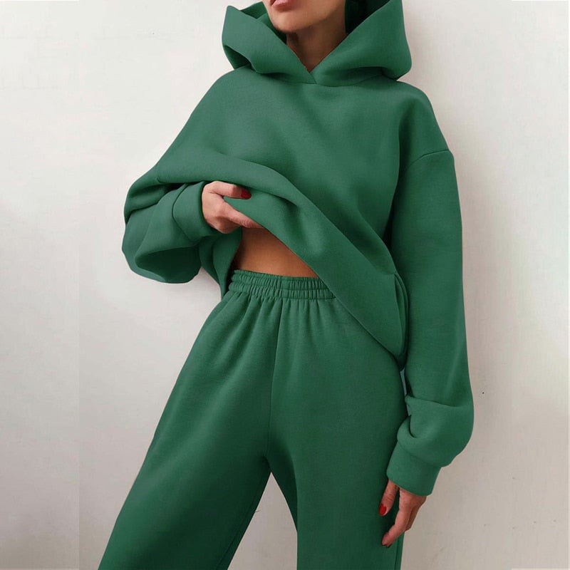 Luna Loungewear Set – Zacht, Warm & Comfortabel voor Thuis en Buiten