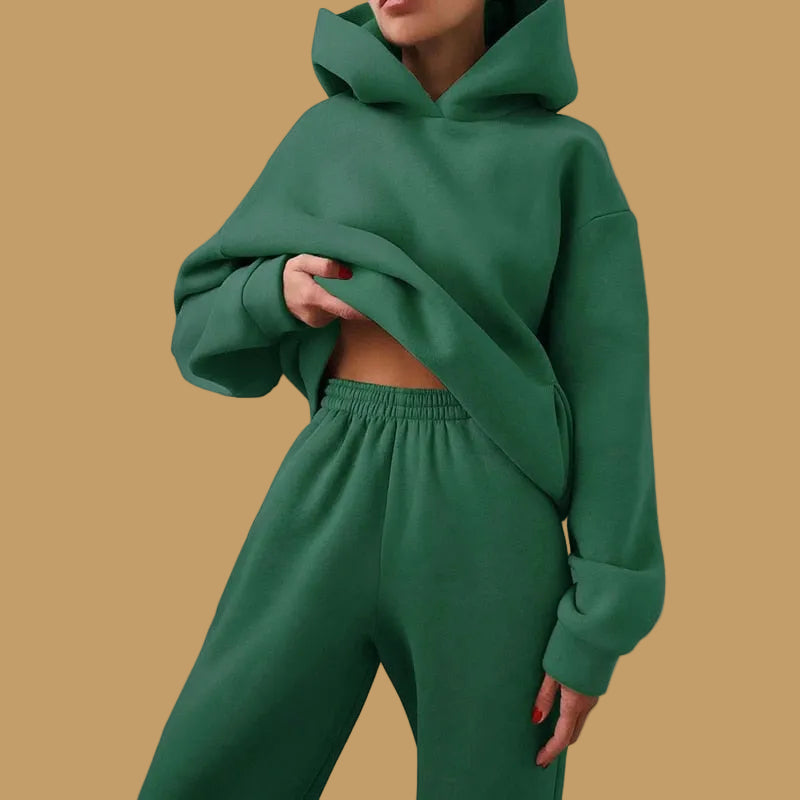 Loungewear Set Nova – Tweedelige Soft-Touch Set met Warme Voering