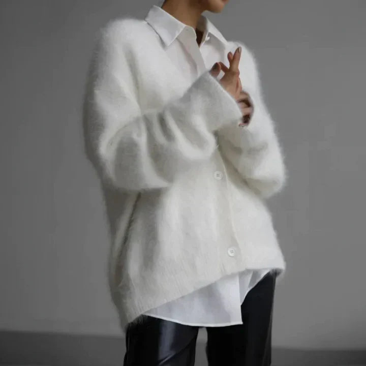 Dames Wolcardigan – Tijdloos, Zacht & Pure Elegantie