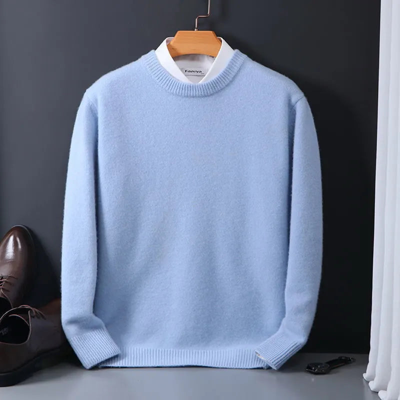 Daan Cashmere Pullover – Luxe, Licht & Tijdloos voor Elke Gelegenheid