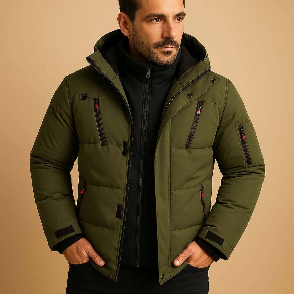 Erik – Waterdichte Heren Winterjas met Moderne Pasvorm