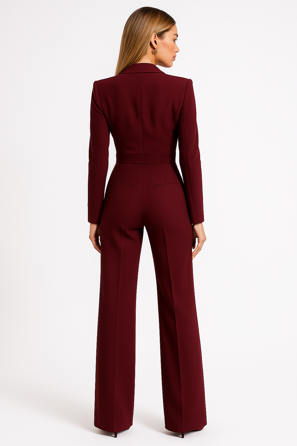 Isabella – Elegante Dames Jumpsuit met Diepe V-Hals