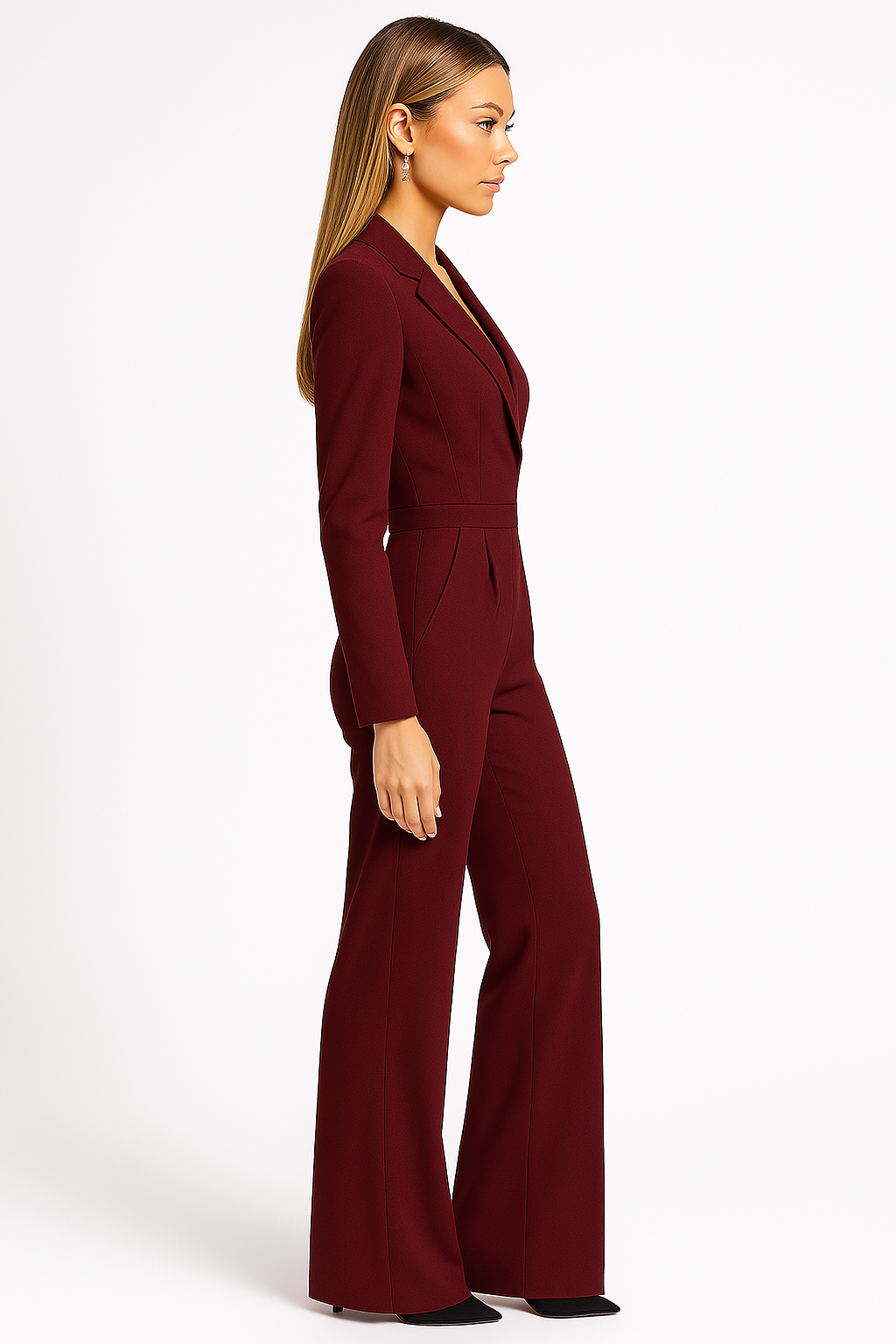 Isabella – Elegante Dames Jumpsuit met Diepe V-Hals