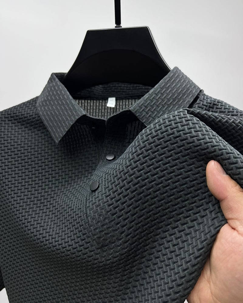 Heren Polo Olivier – Luxe Ademende Polo met Modern Formeel Design