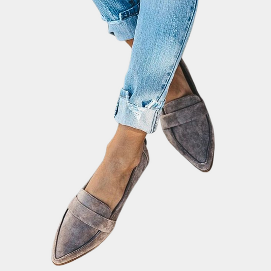 Bella Loafers Dames | Suèdelook Instappers met Tijdloze Klasse