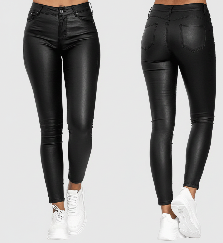 Damesbroek Roxx – High-Gloss Skinny met Comfortabele Stretch