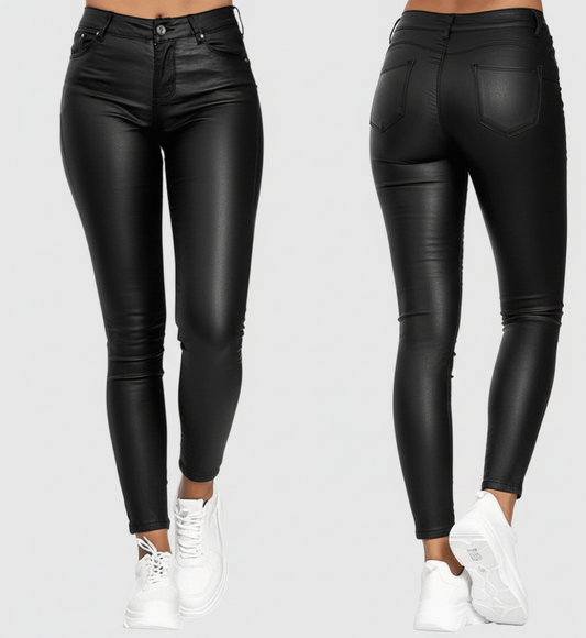 Damesbroek Roxx – High-Gloss Skinny met Comfortabele Stretch