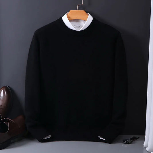 Daan Cashmere Pullover – Luxe, Licht & Tijdloos voor Elke Gelegenheid