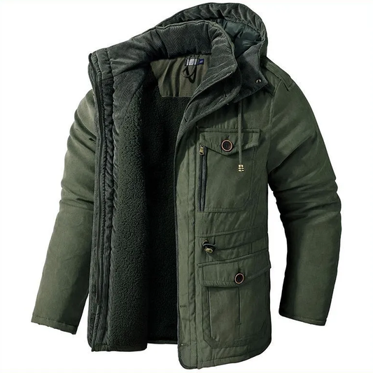 Lars Herenwinterjas – Warm, Comfortabel & Stoer met Bontvoering