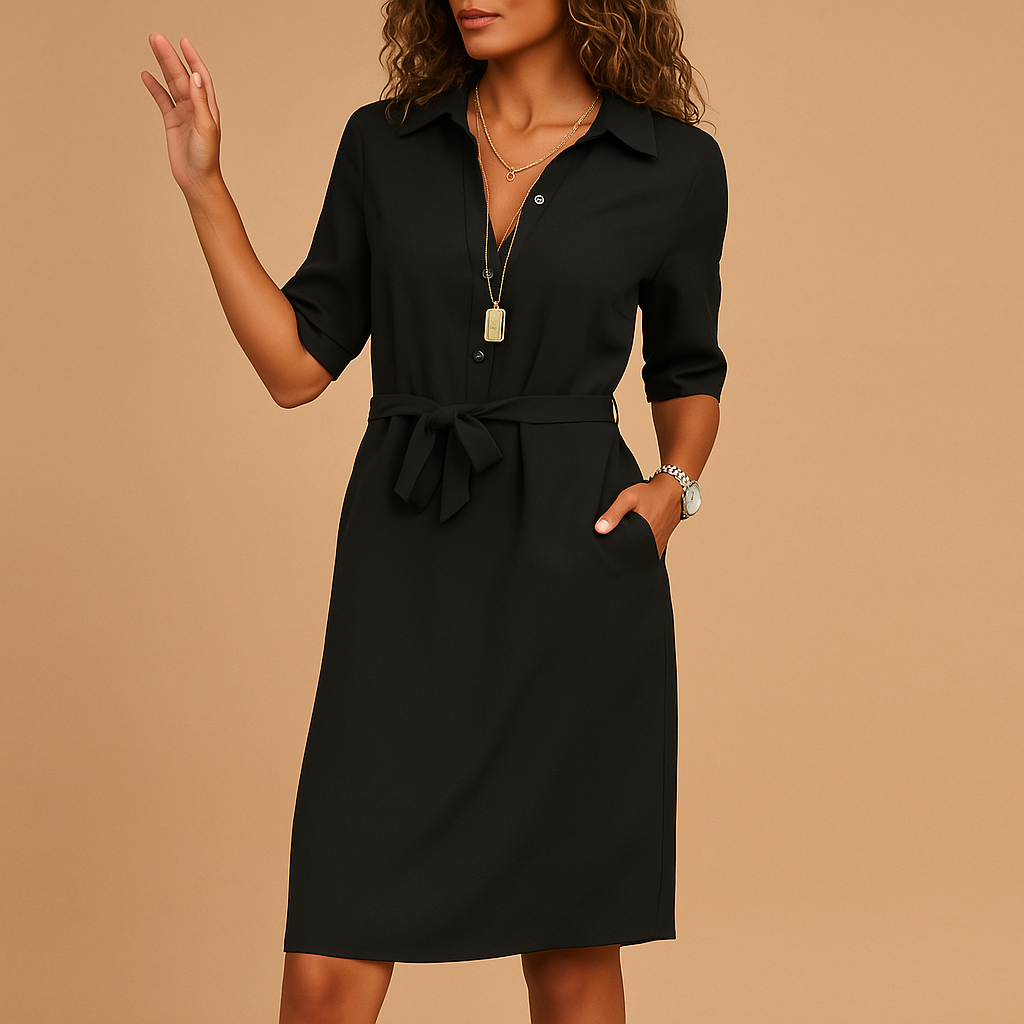 Amara – Elegante Dames Jurk met Moderne en Tijdloze Uitstraling