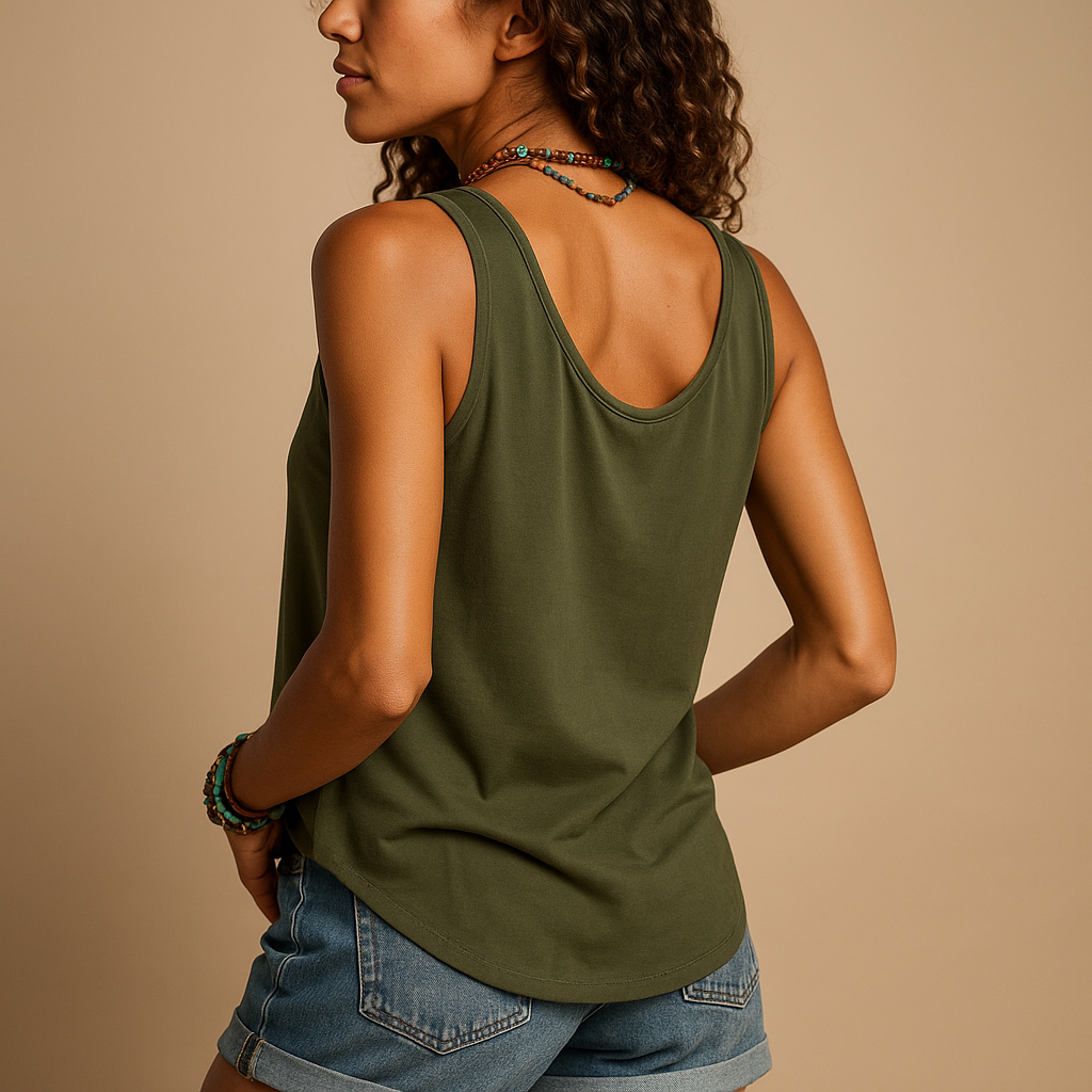 Elara – Luchtige Dames Top zonder Mouwen voor Zomerse Dagen