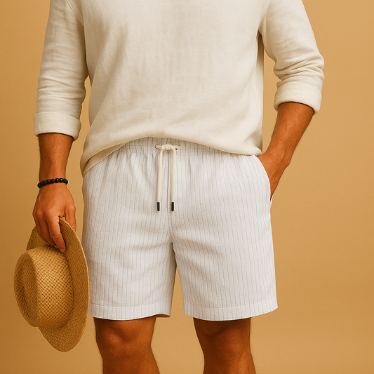 Milan – Heren Zomershort met Relaxed Fit en Luchtig Comfort