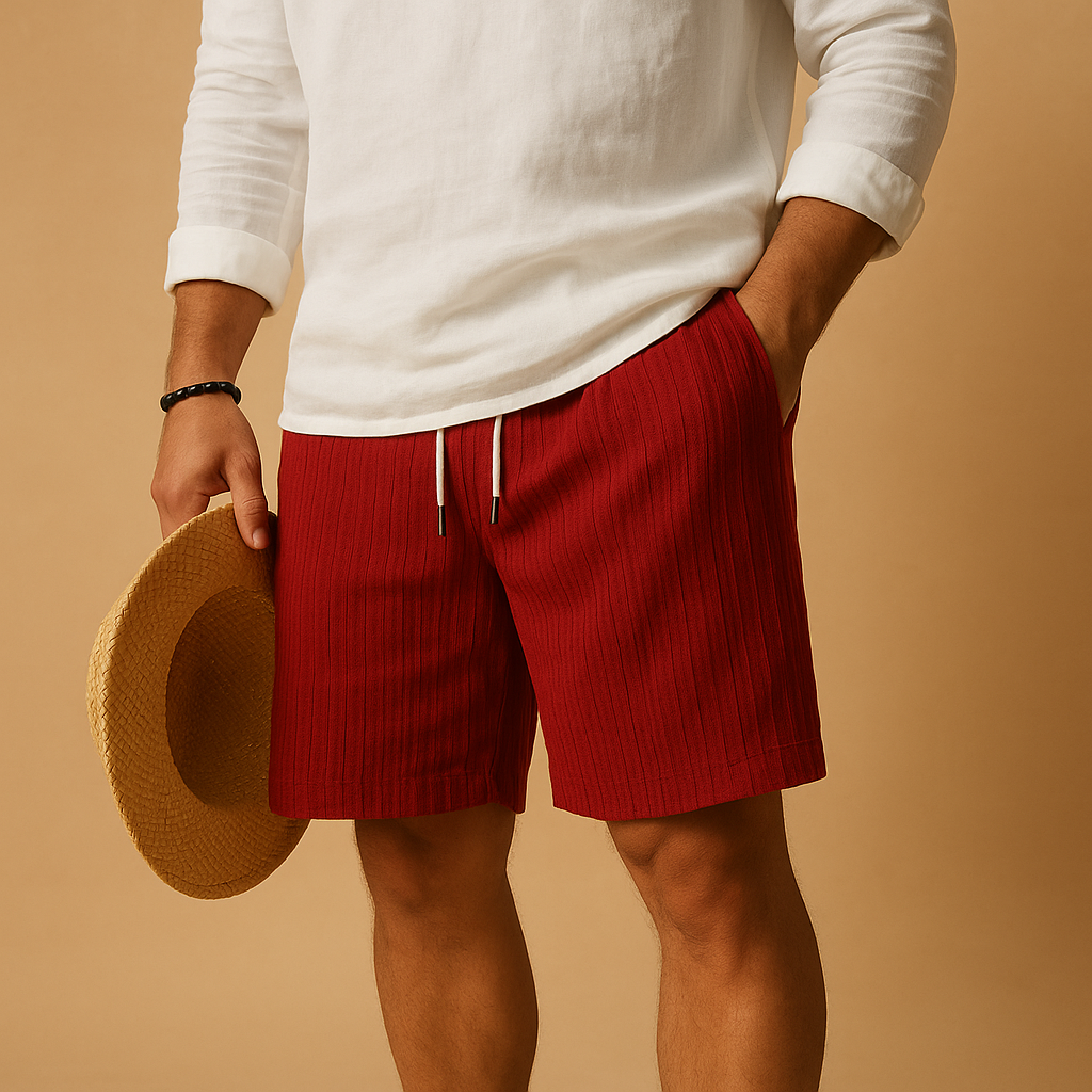 Milan – Heren Zomershort met Relaxed Fit en Luchtig Comfort
